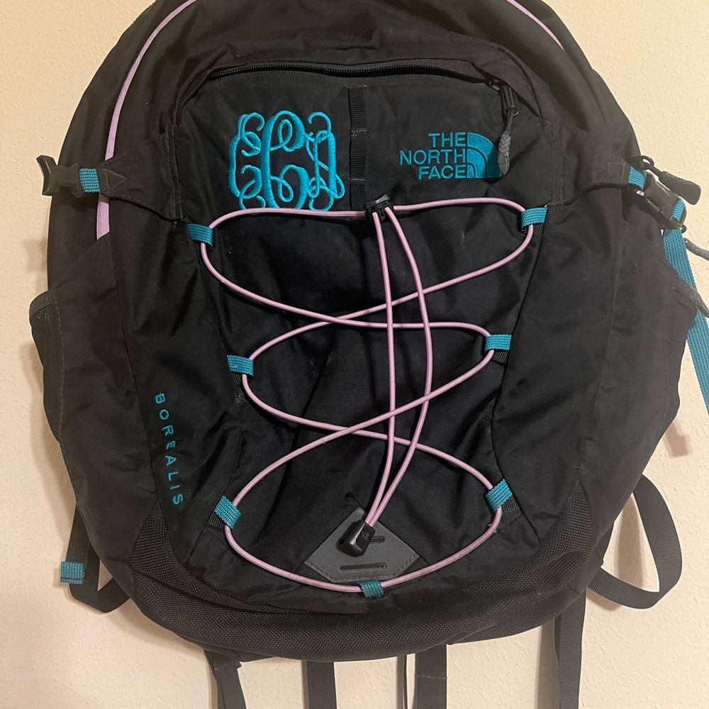 North Face Borealis Flex vent Backpack
With Whistle Black Violet Turquoise